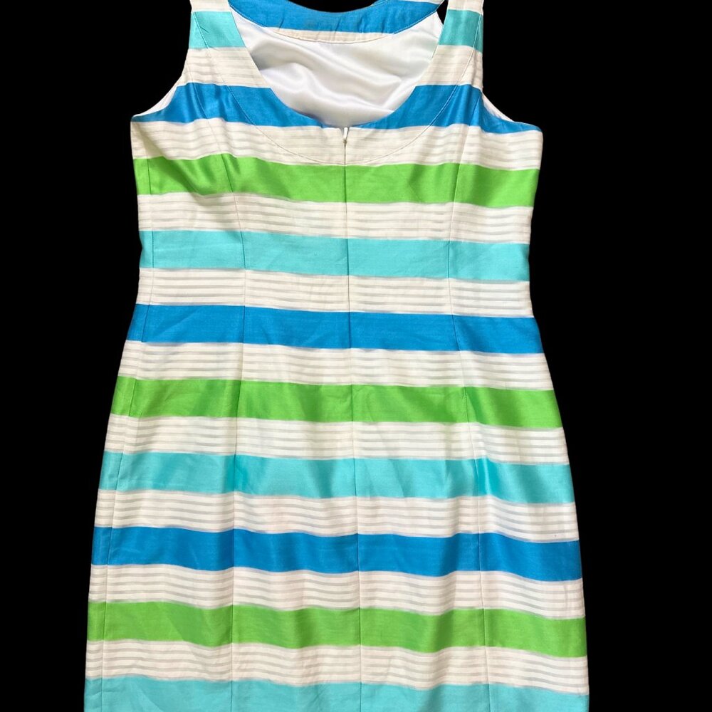 Lilly Pulitzer Blue Green and White Dress: Summer Style